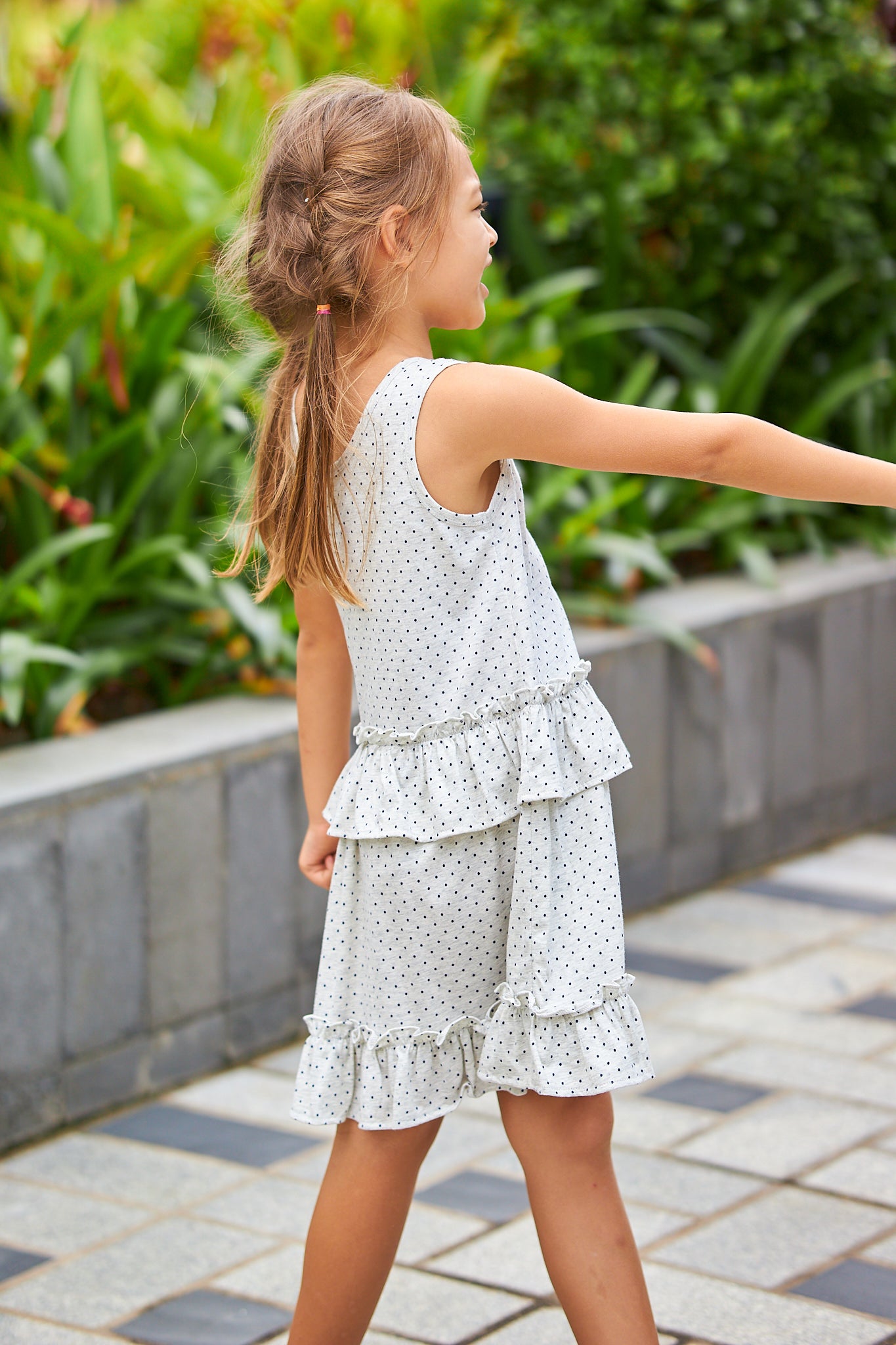 Kids Ruffle Swing Dress