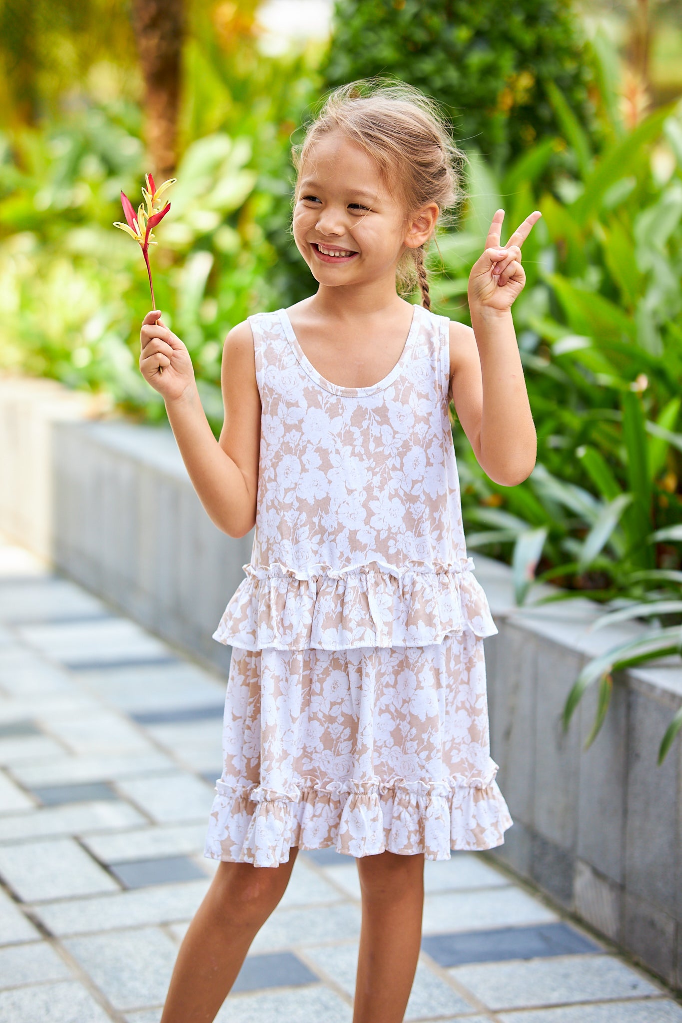 Kids Ruffle Swing Dress