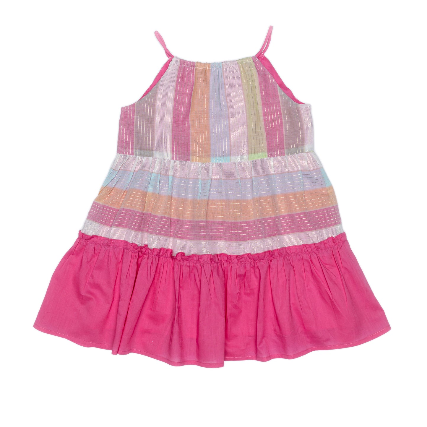 Kids Apron String Bow Dress