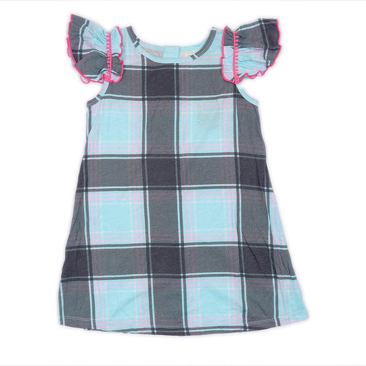 Kids Flutter Sleeves Dress