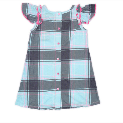 Kids Flutter Sleeves Dress