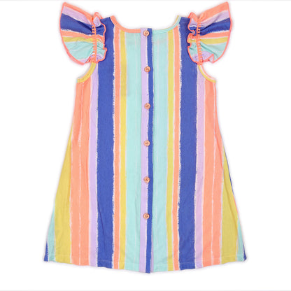 Kids Flutter Sleeves Dress