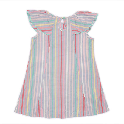 Kids Flutter Sleeves Dress