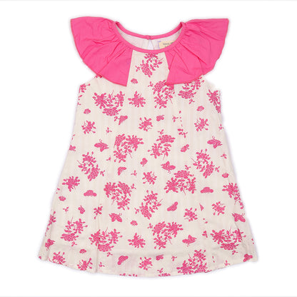 Kids Flutter Sleeves Dress