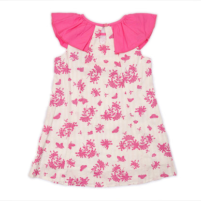 Kids Flutter Sleeves Dress