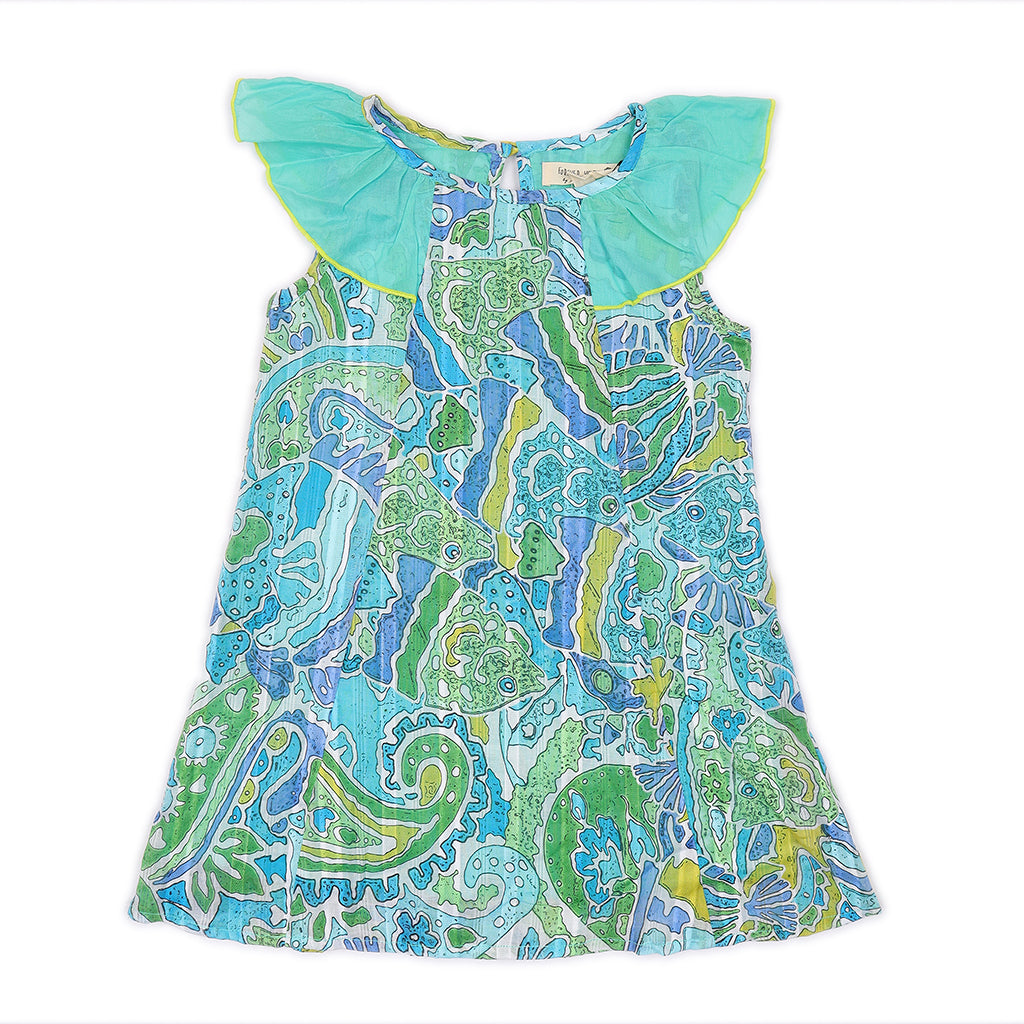 Kids Flutter Sleeves Dress