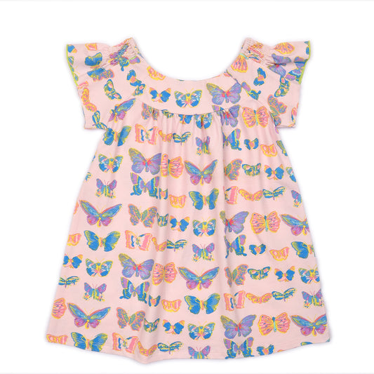 Kids Smocking Shift Dress