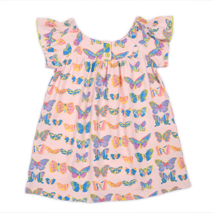 Kids Smocking Shift Dress