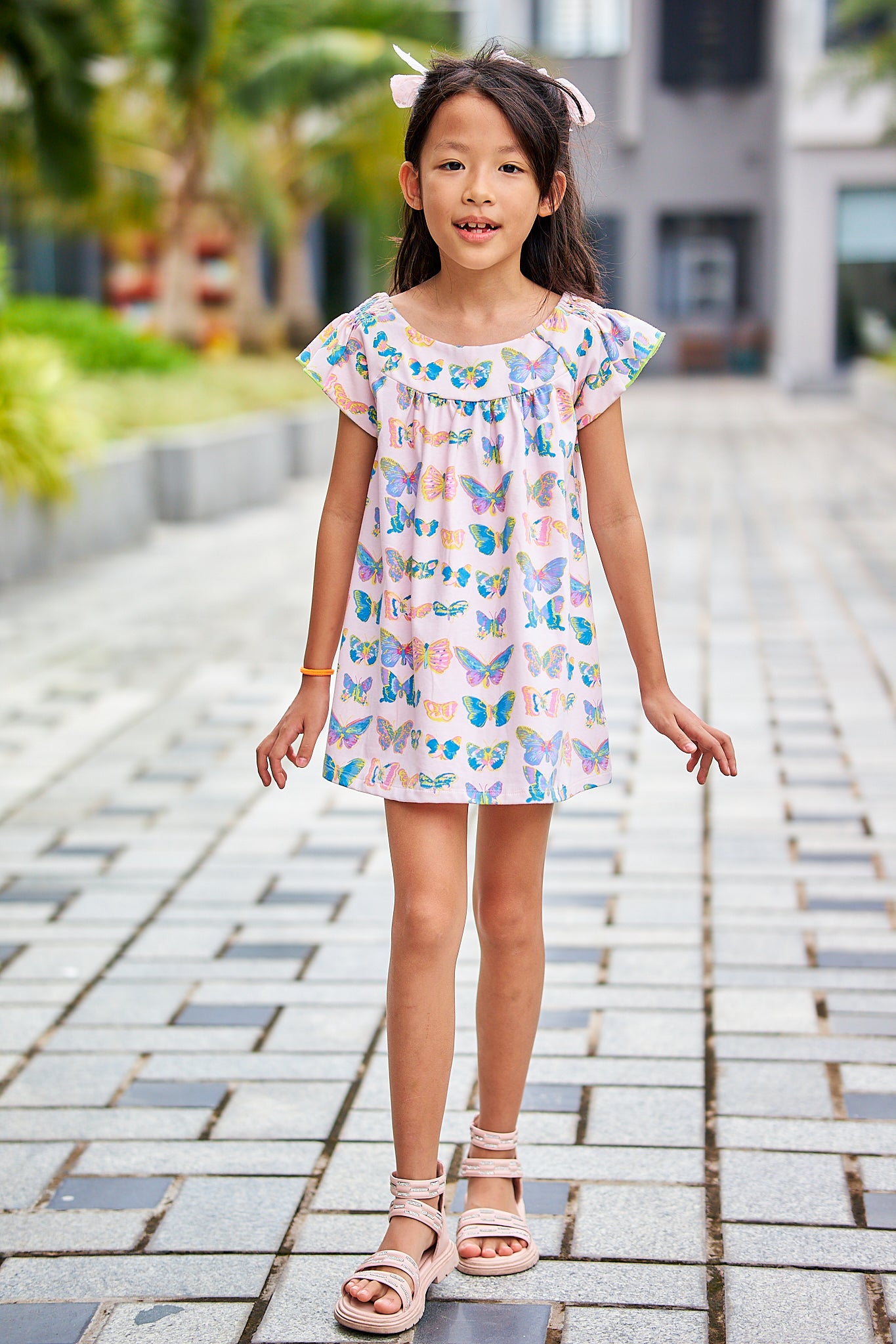 Kids Smocking Shift Dress