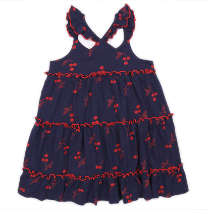 Kids Ruffle Tiered Dress