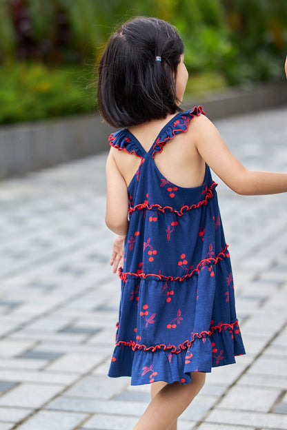 Kids Ruffle Tiered Dress