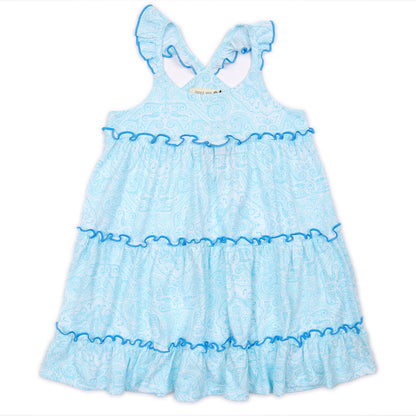 Kids Ruffle Tiered Dress