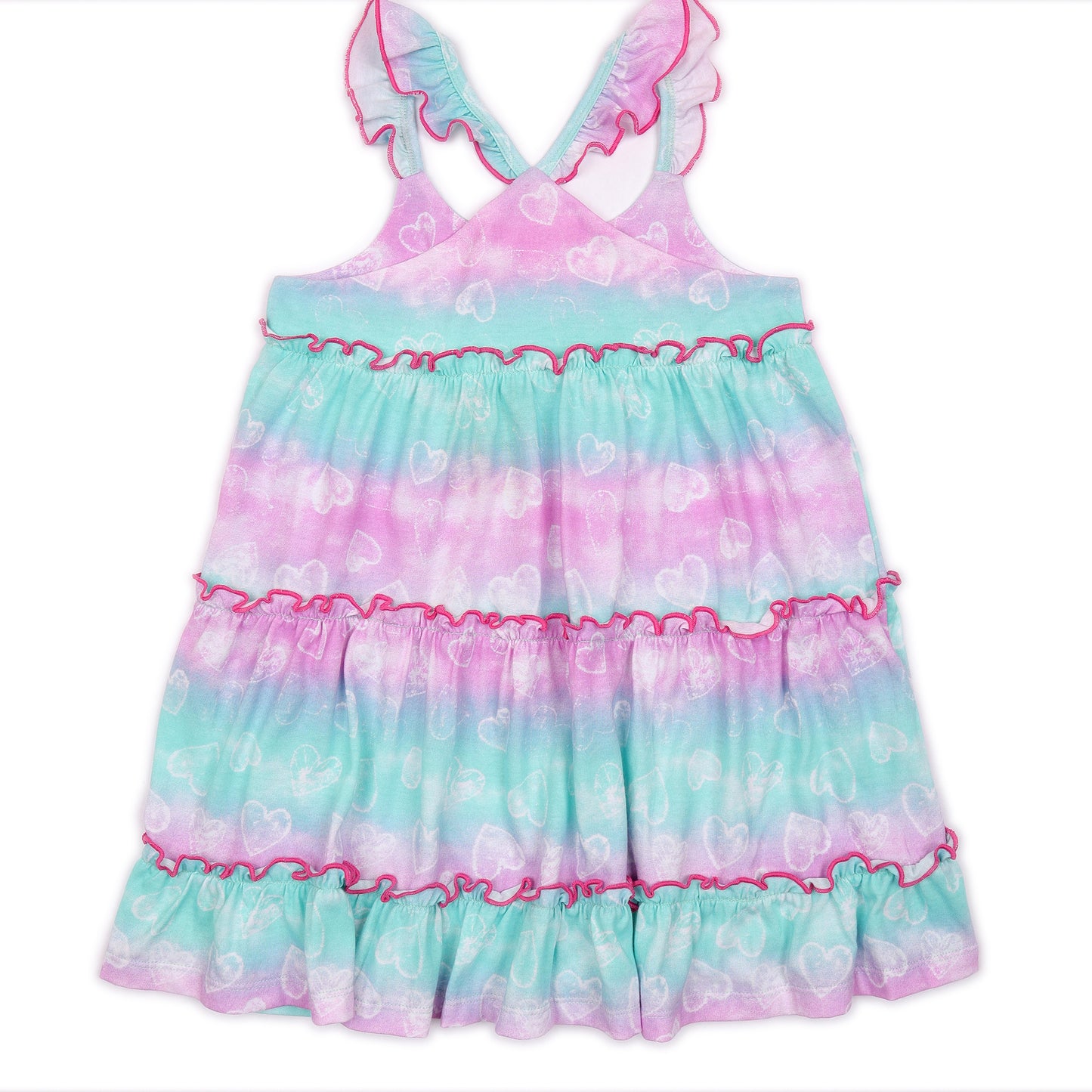 Kids Ruffle Tiered Dress