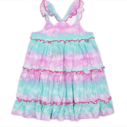 Kids Ruffle Tiered Dress