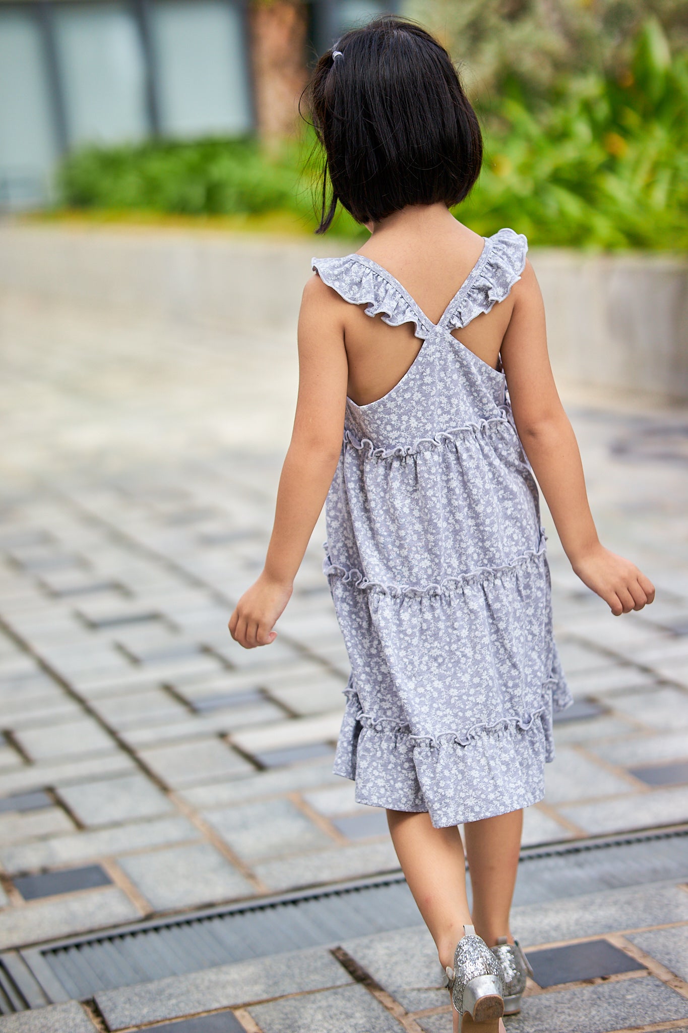 Kids Ruffle Tiered Dress