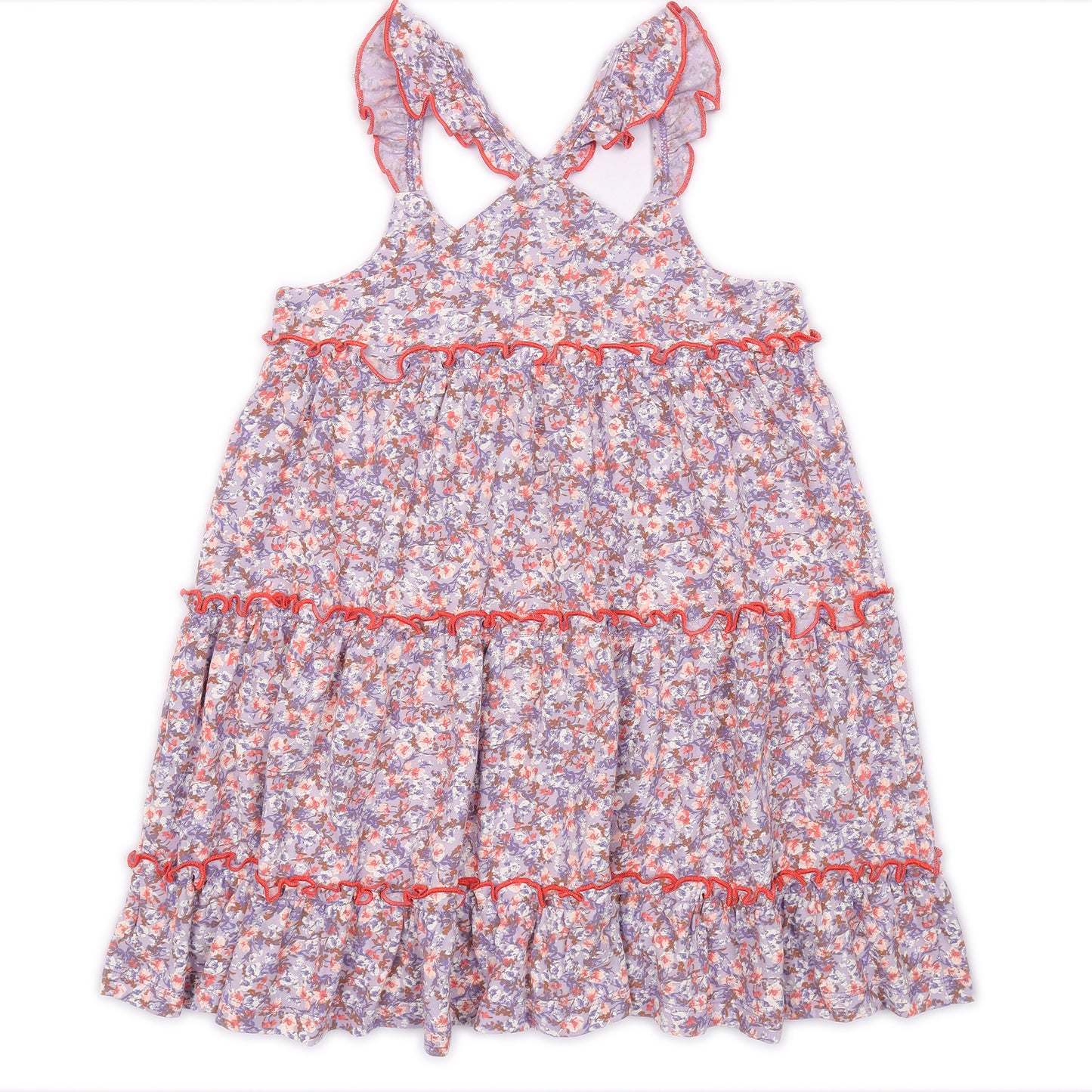 Kids Ruffle Tiered Dress