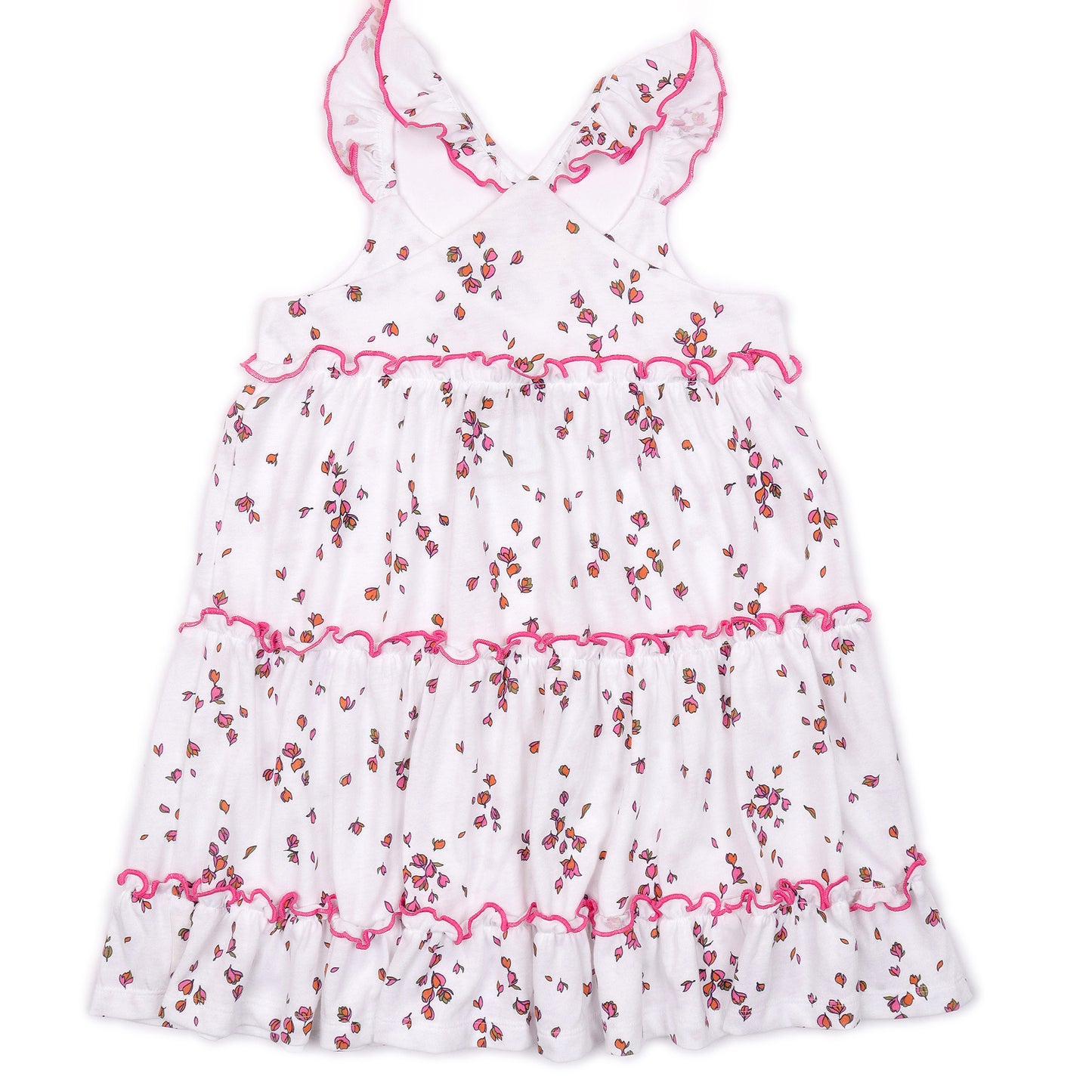 Kids Ruffle Tiered Dress