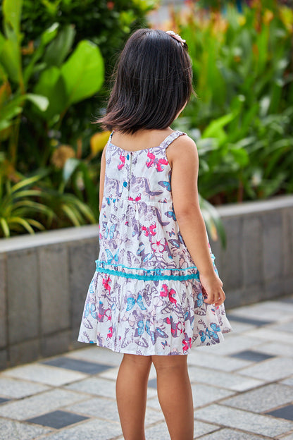 Kids Apron Tiered Dress