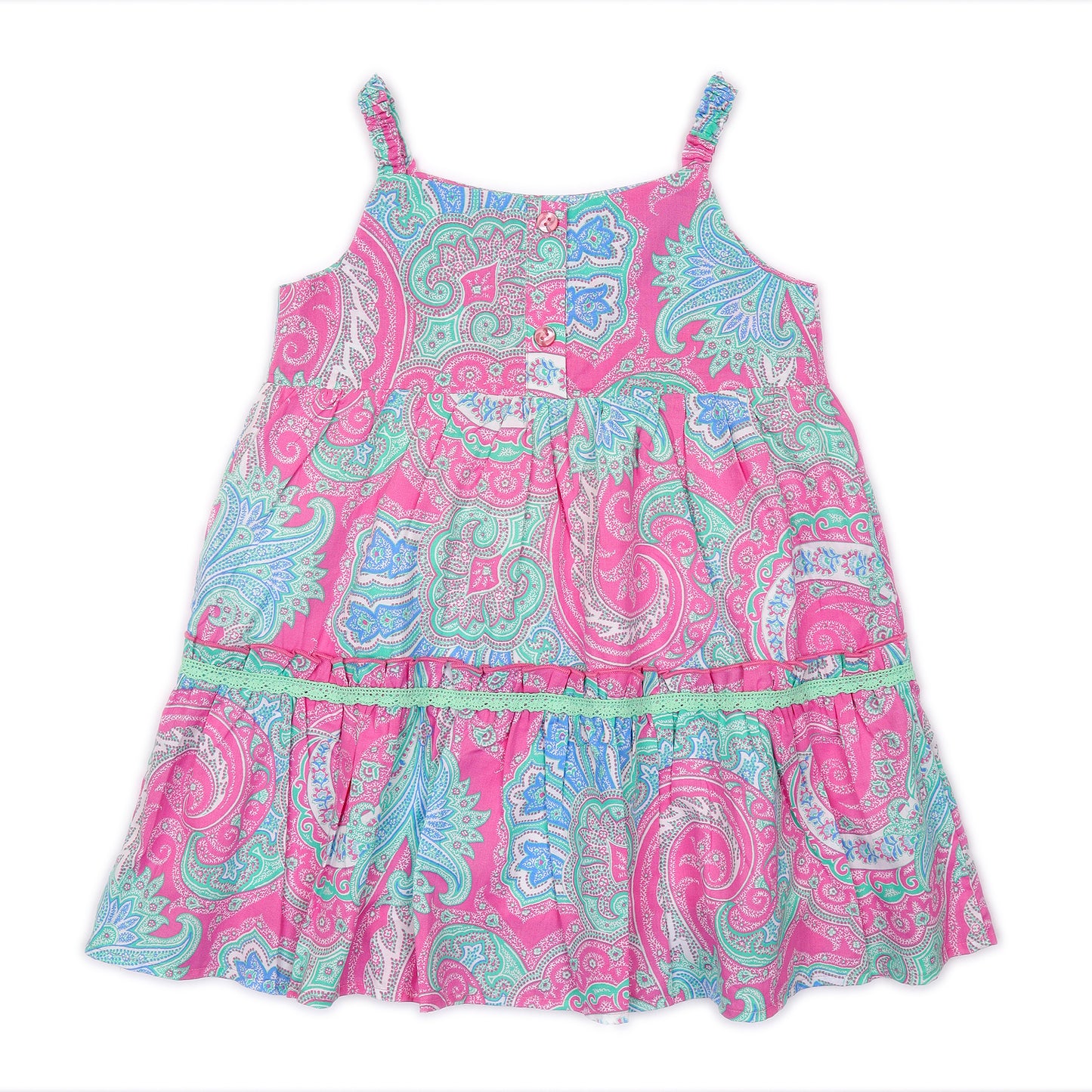 Kids Apron Tiered Dress