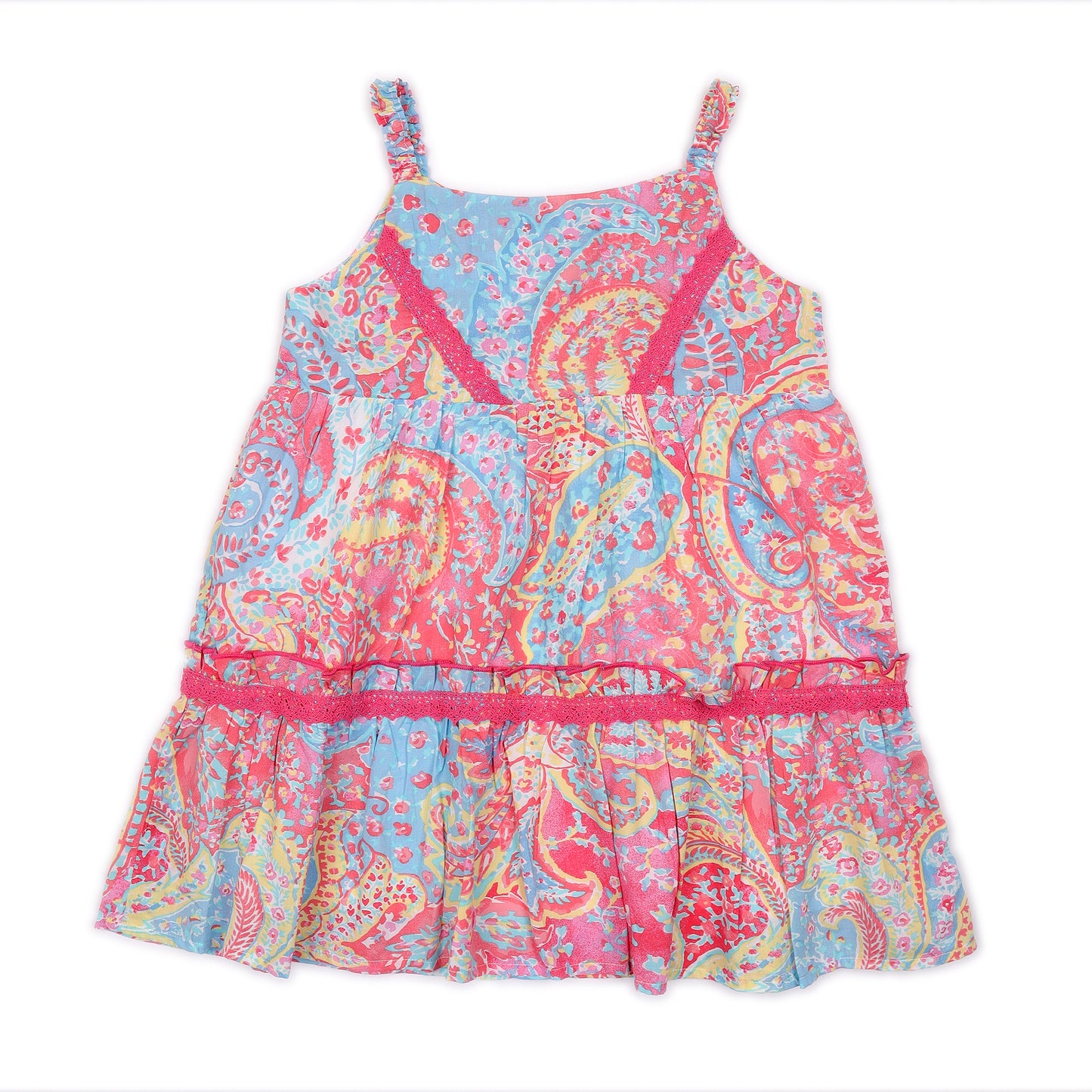 Kids Apron Tiered Dress