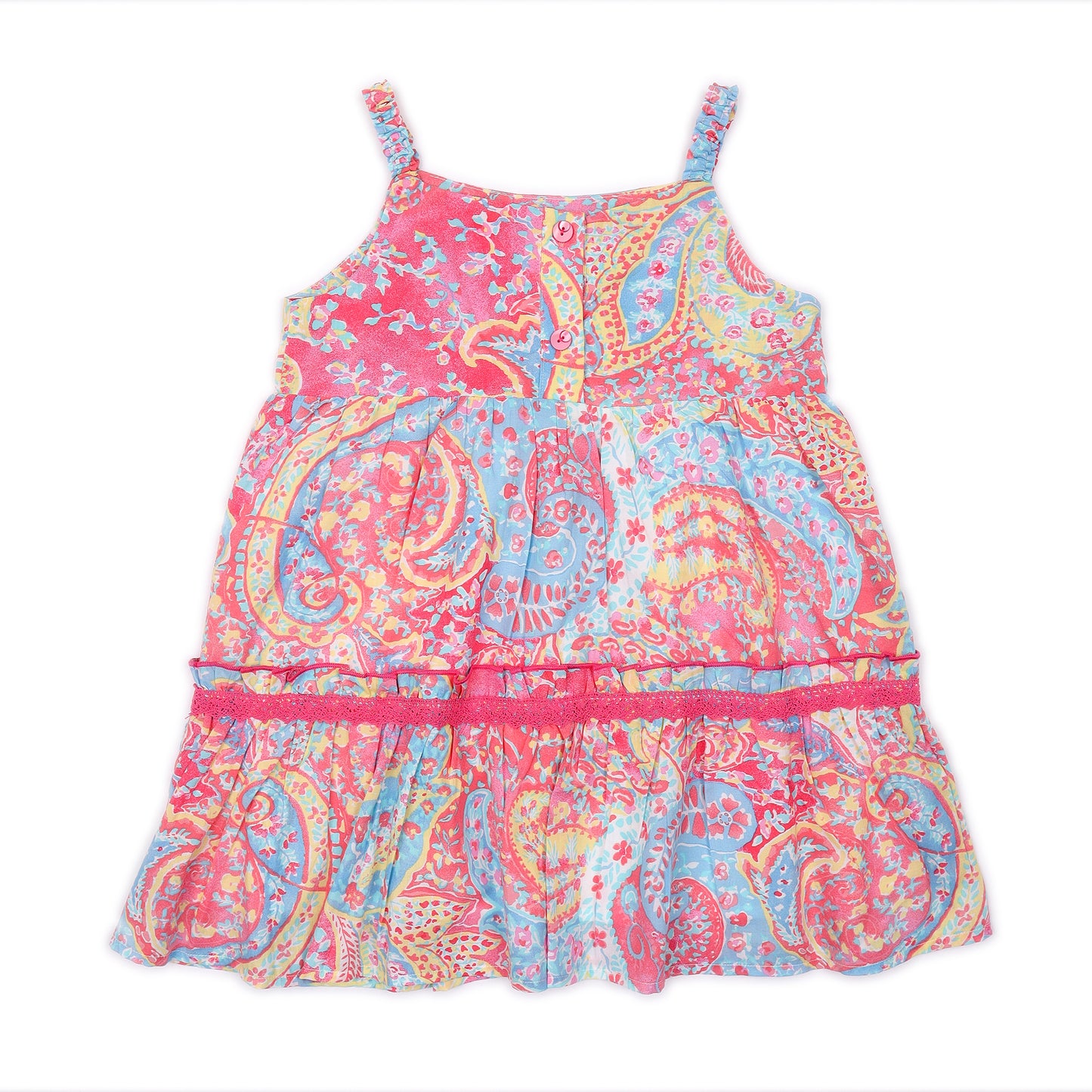 Kids Apron Tiered Dress