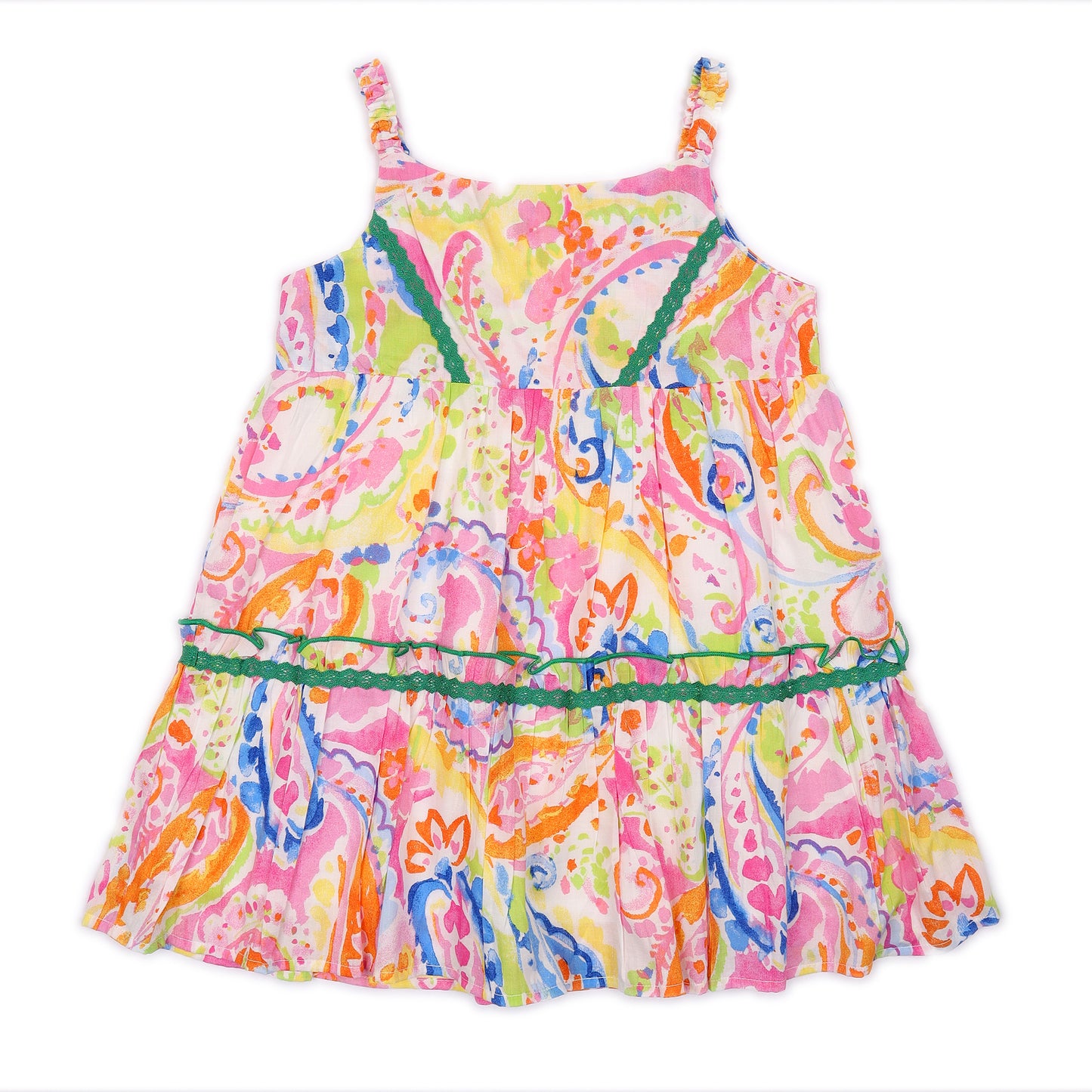 Kids Apron Tiered Dress