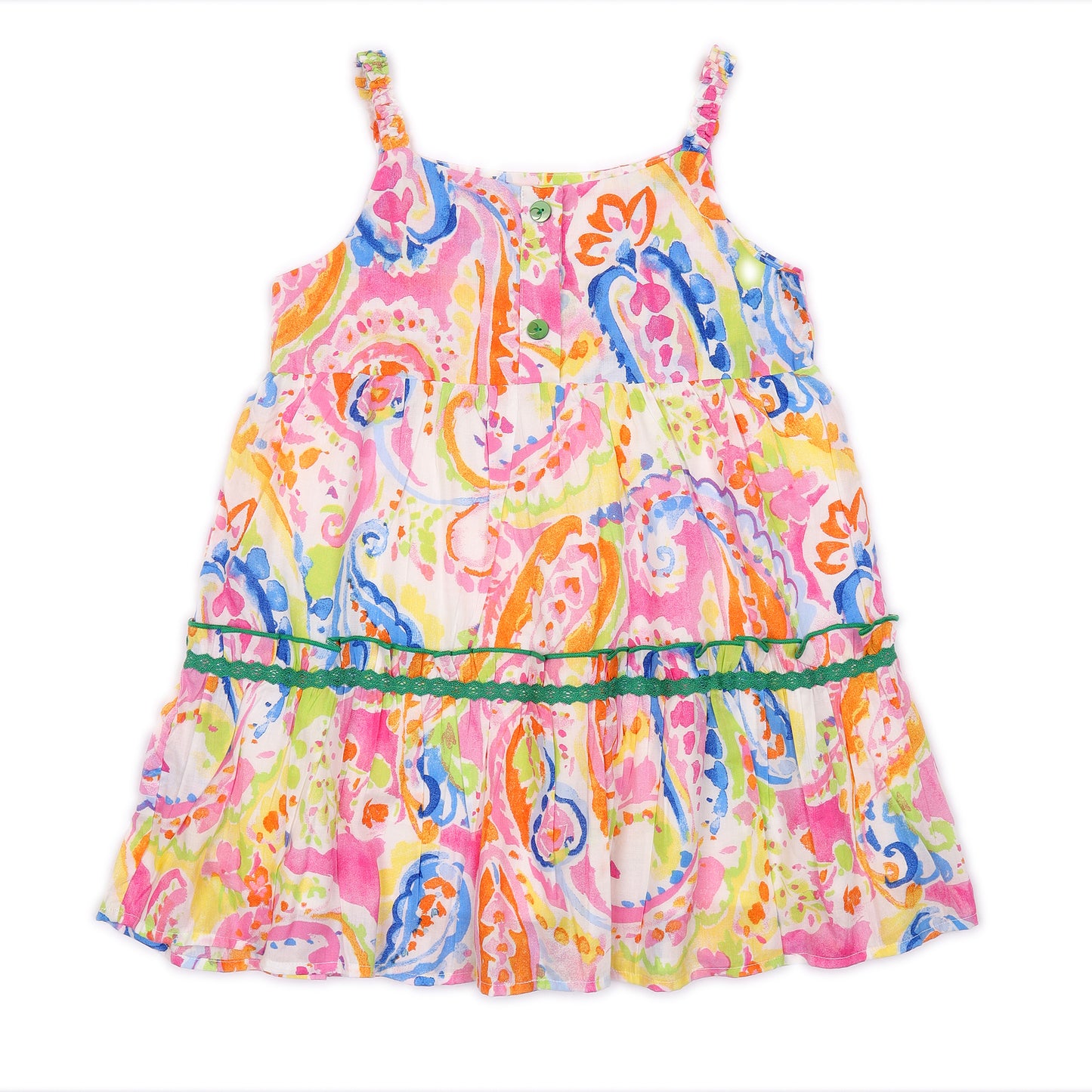 Kids Apron Tiered Dress