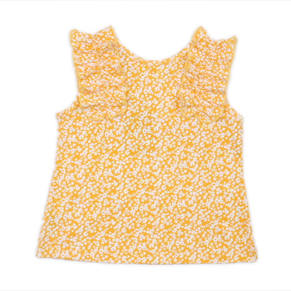 Kids Ruffle Shoulder Top