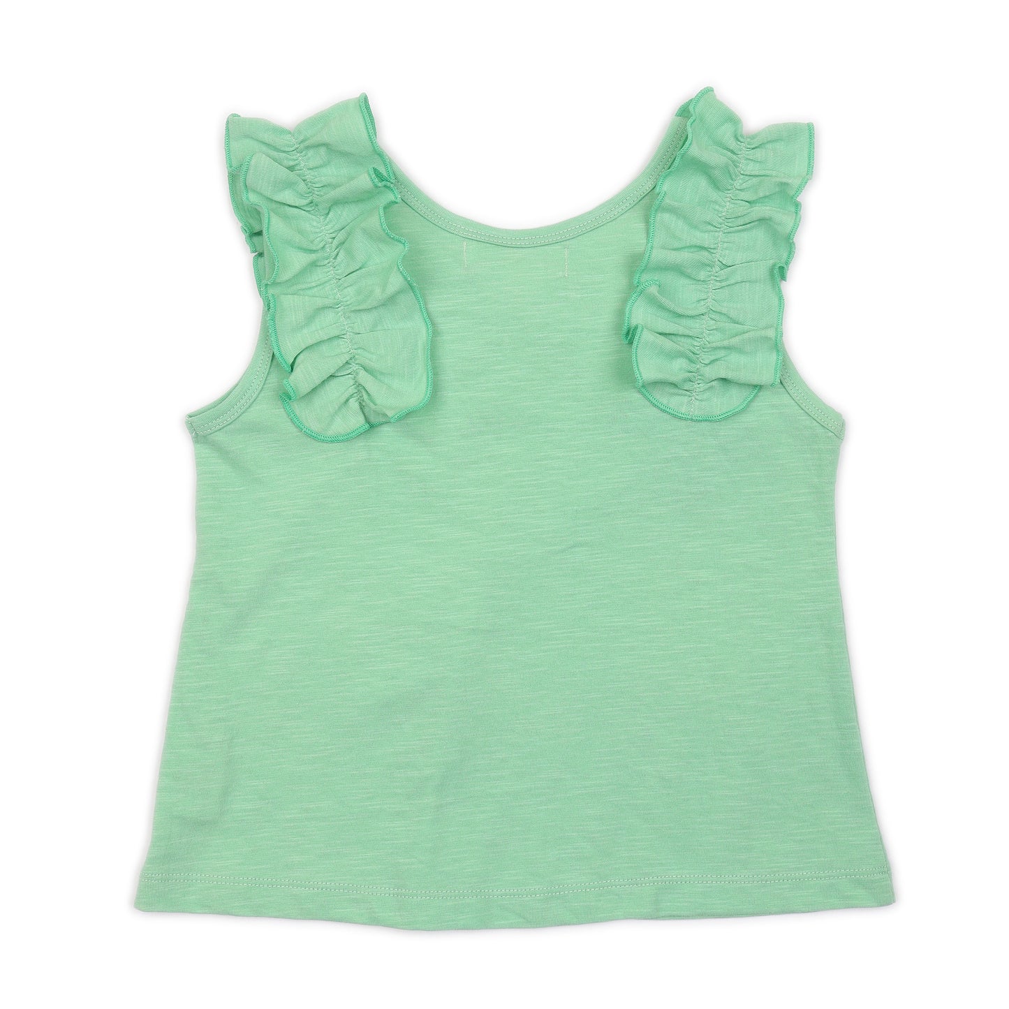 Kids Ruffle Shoulder Top