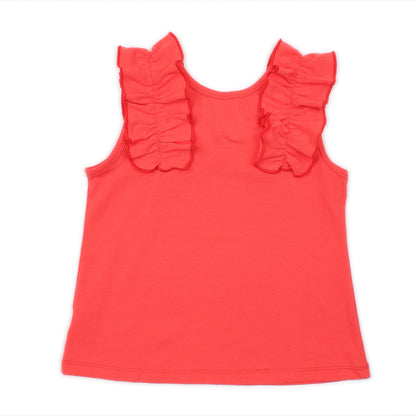 Kids Ruffle Shoulder Top