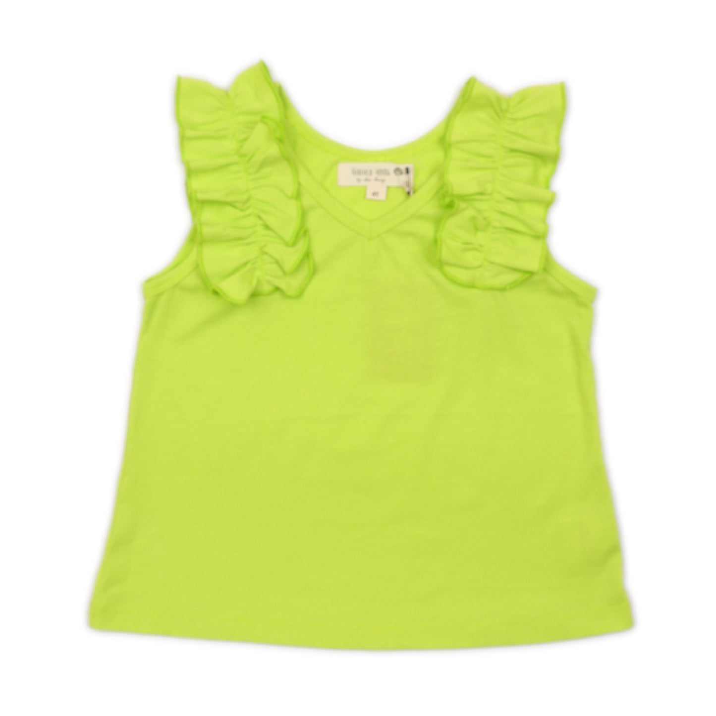 Kids Ruffle Shoulder Top