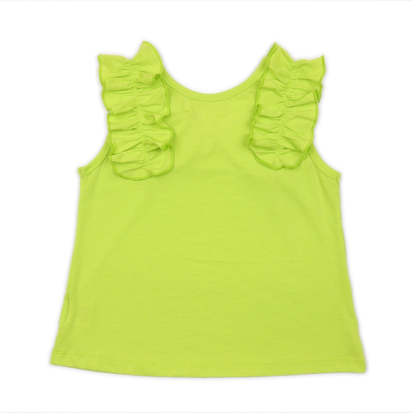 Kids Ruffle Shoulder Top