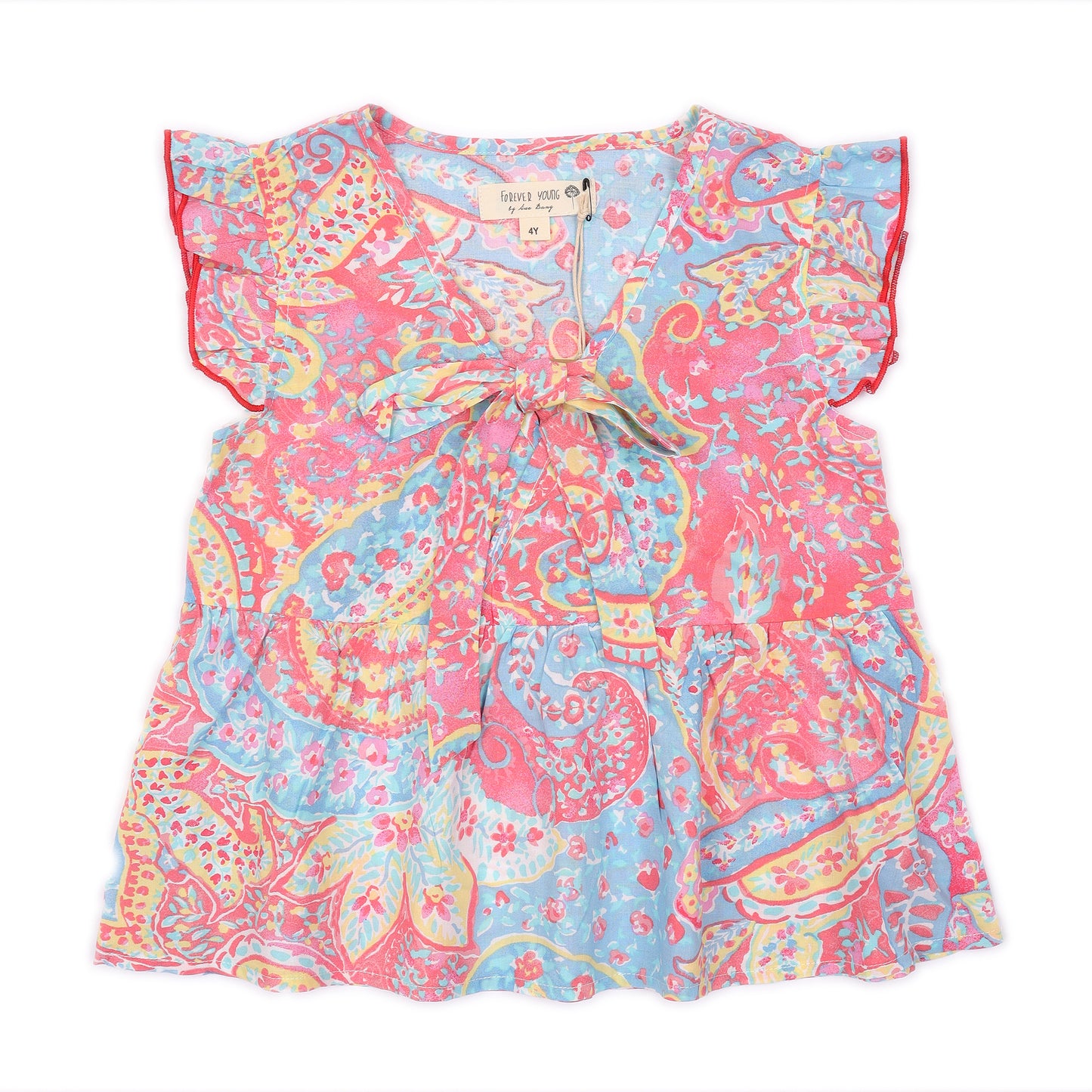 Kids Bow Wrap Top