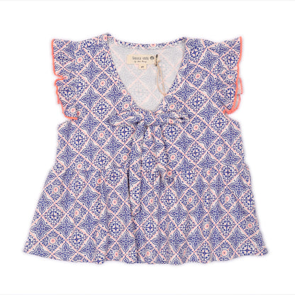 Kids Bow Wrap Top