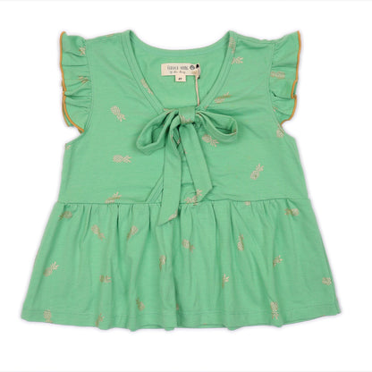 Kids Bow Wrap Top