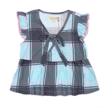 Kids Bow Wrap Top