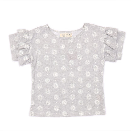 Kids Dual Layers Sleeves Top