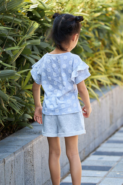 Kids Dual Layers Sleeves Top