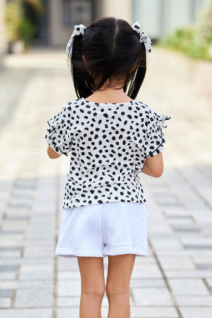 Kids Dual Layers Sleeves Top