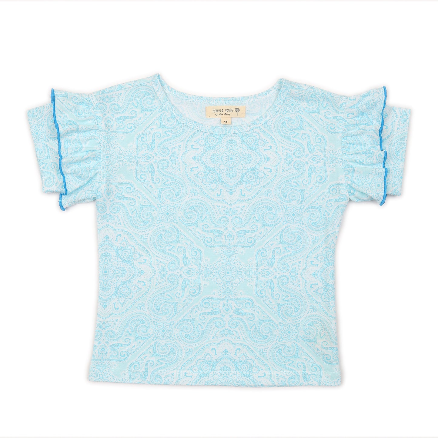 Kids Dual Layers Sleeves Top