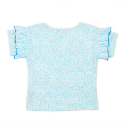 Kids Dual Layers Sleeves Top