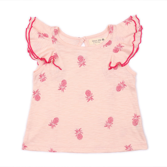 Kids Flutter Sleeves Top