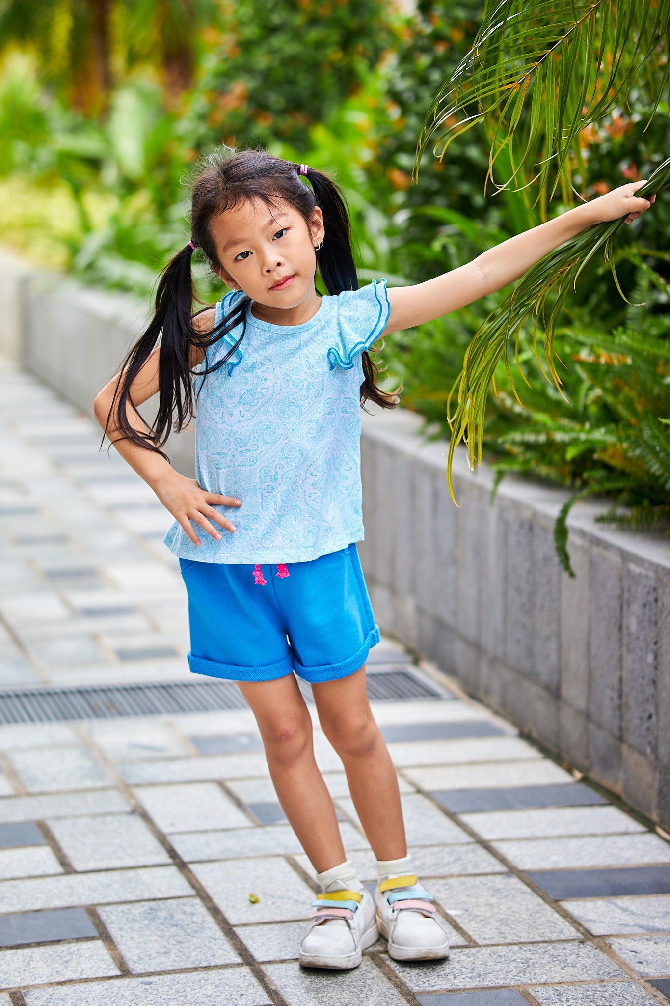 Kids Flutter Sleeves Top