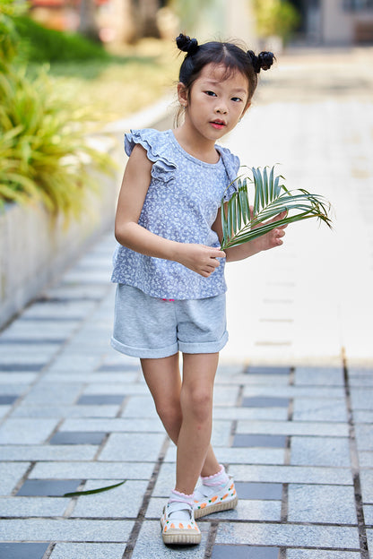 Kids Flutter Sleeves Top