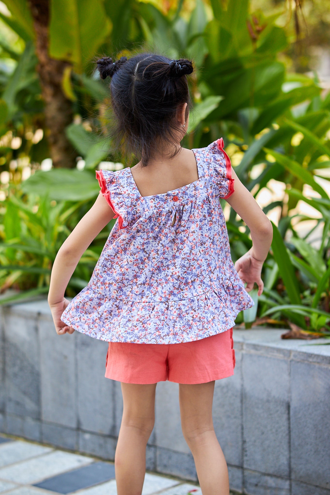 Kids Dual Layers Armhole Top