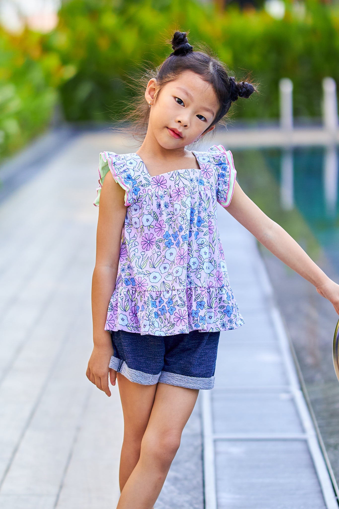 Kids Dual Layers Armhole Top