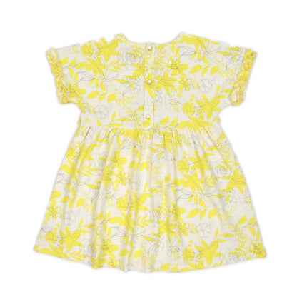 Kids Floral Empired Waist Dress