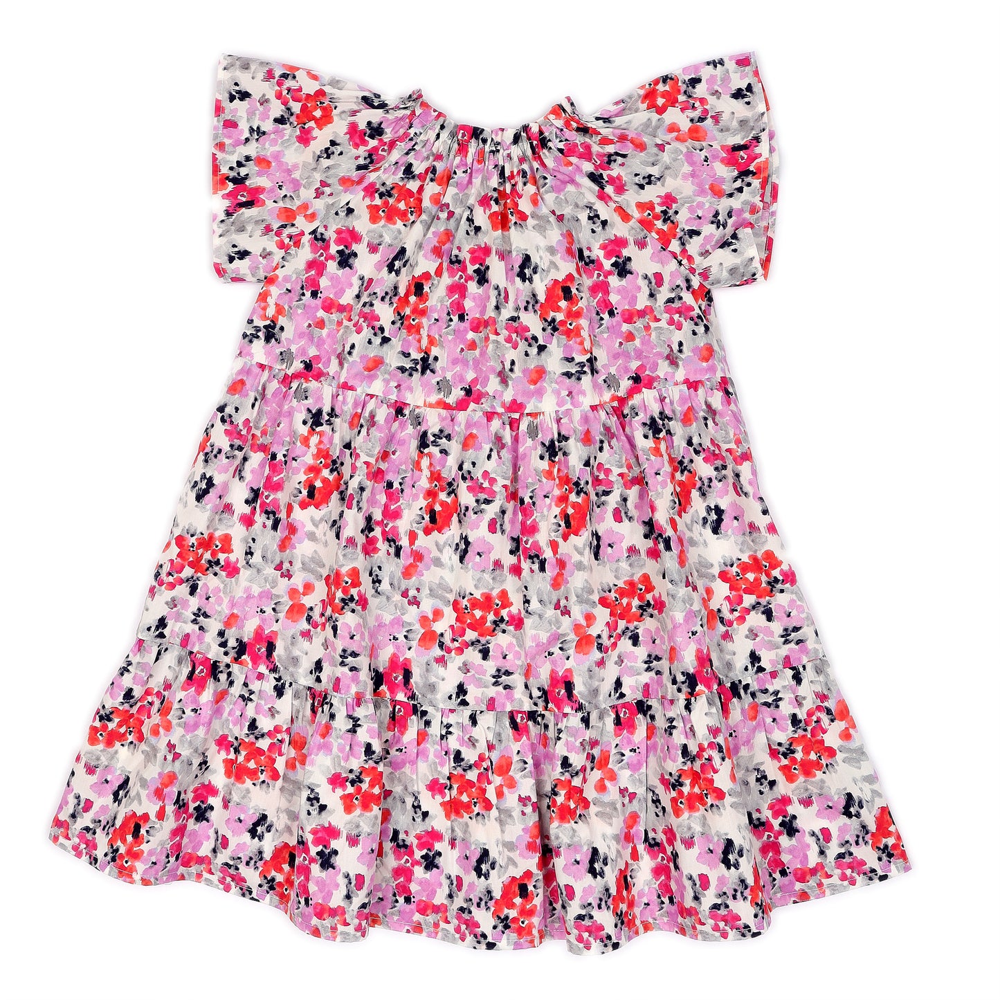 Kids Barbiedoll Tiered Dress