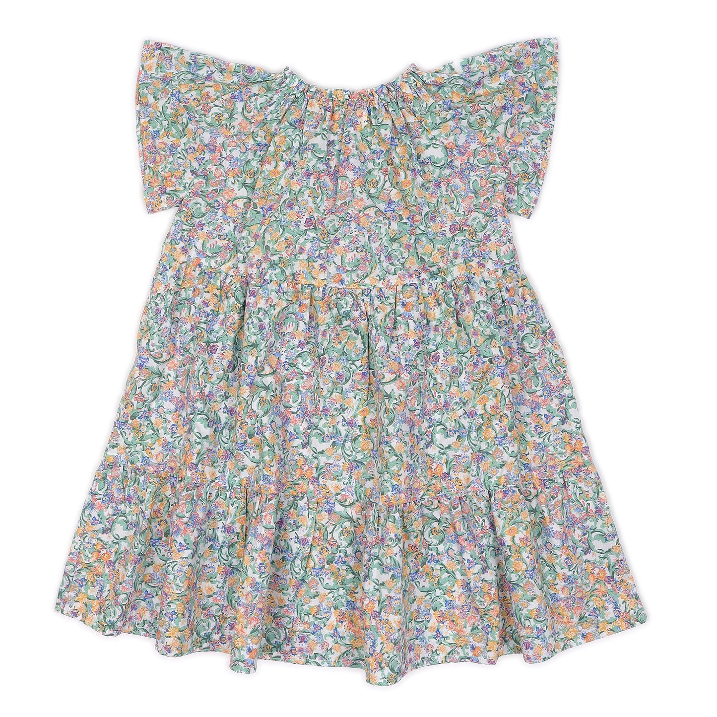 Kids Barbiedoll Tiered Dress