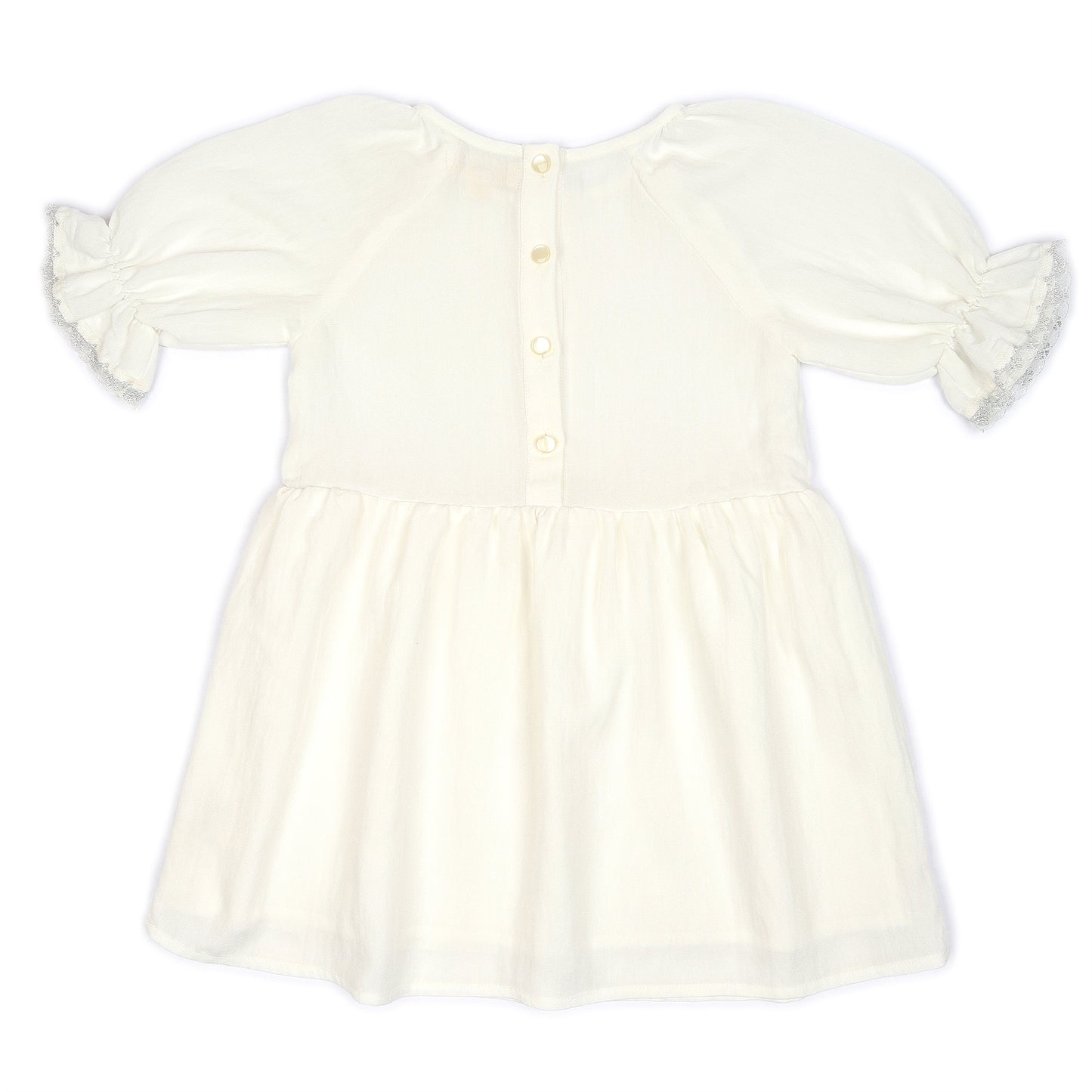 Kids Barbiedoll Tiered Puff Dress